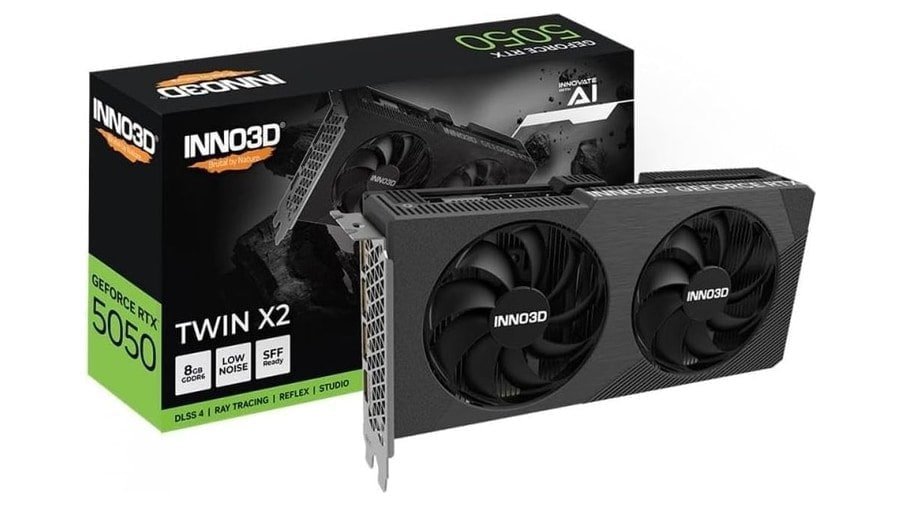INNO3D Placa gráfica GeForce RTX 5050 Twin X2 8GB GDDR6 🛒