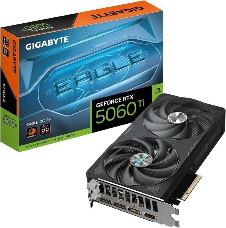 Gigabyte Placa gráfica GeForce RTX 5060 Ti Eagle OC 8G 🛒