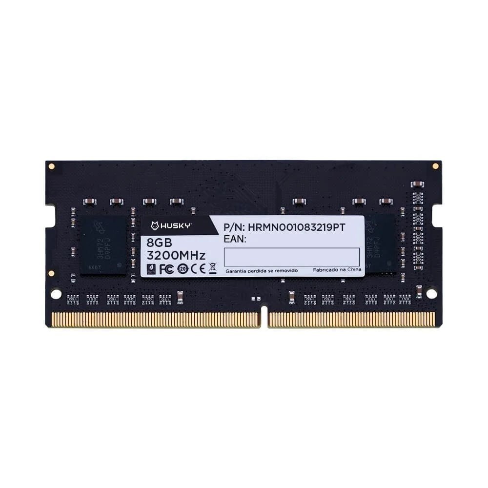 Memória RAM para Notebook Husky, 8GB, 3200MHz, DDR4, CL19 - HRMN001083219PT 🛒