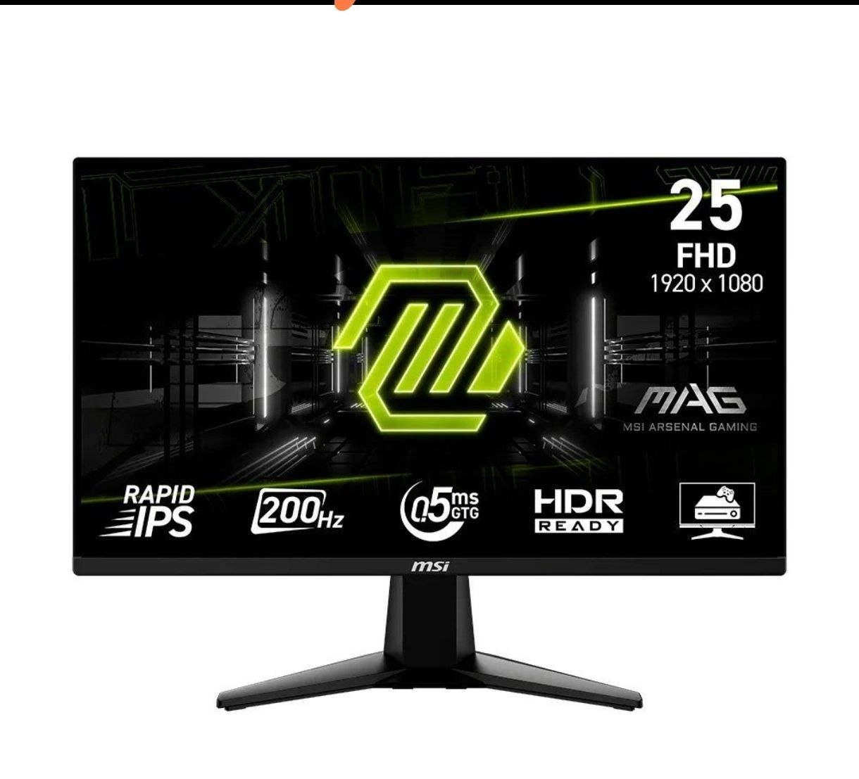 Monitor Gamer MSI MAG 25", Full HD, 200Hz, 0.5ms, Rapid IPS, FreeSync Premium, HDR Ready, Preto - MAG 255F E20 🛒