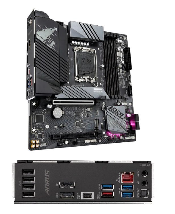 Placa Mãe Gigabyte Intel 1700 B760m Aorus Elite 4x Ddr5 🛒