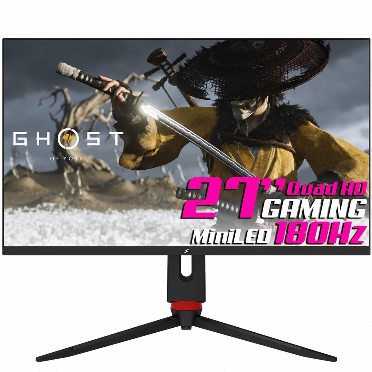 Monitor Gamer SuperFrame Wing, MiniLED, 27", Quad HD, 180Hz, RGB 🛒