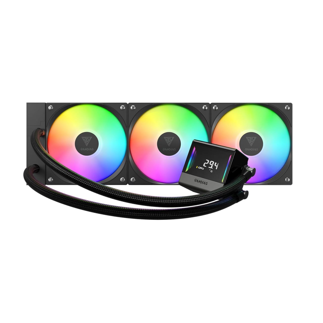 Water Cooler 360mm Gamdias Chione E4-360 Preto ARGB V2 🛒