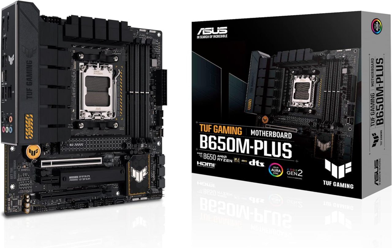 Placa Mãe Asus Tuf Gaming B650m-plus Chipset B650 Amd Am5 Ddr5 🛒