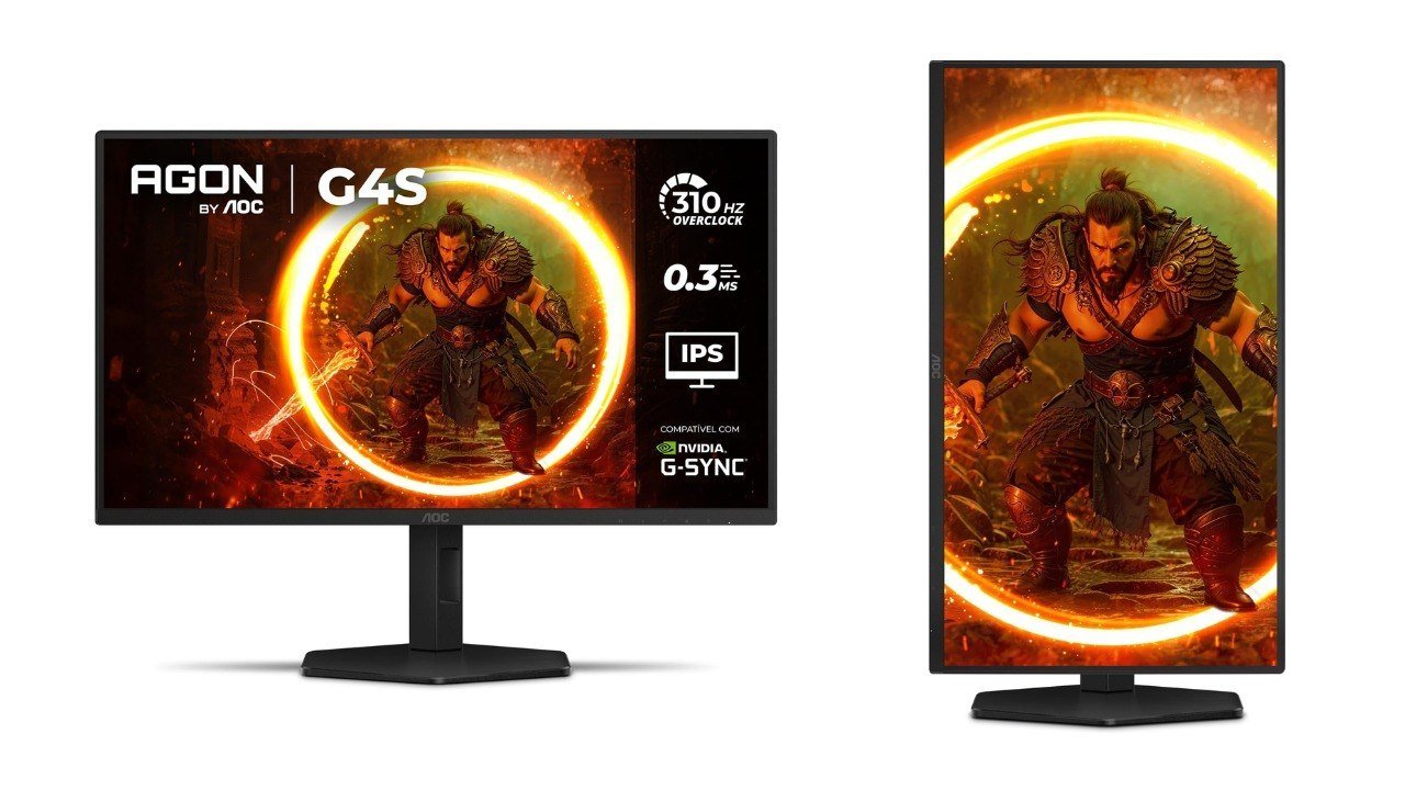 Monitor Gamer AOC AGON G4S 25" 310Hz 0.3ms HDR10 IPS 🛒