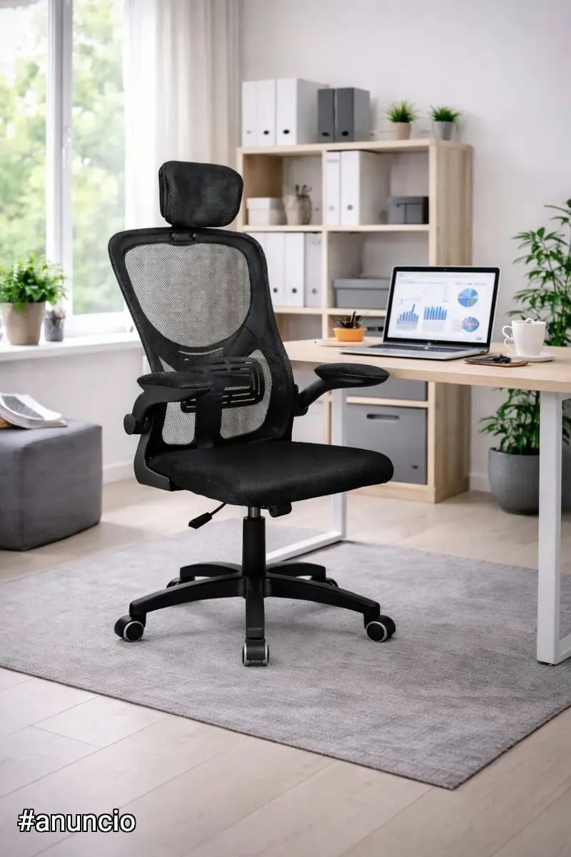 Cadeira Escritório Ergonômica Mesh Apoio Lombar 120kg 🛒