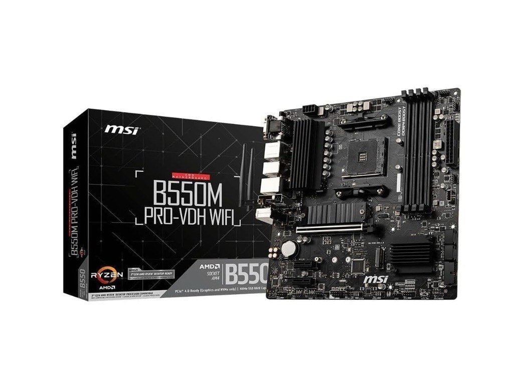 Placa-Mãe MSI B550M PRO-VDH WIFI 🛒
