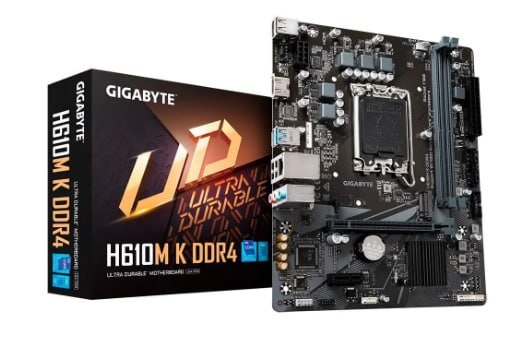 Placa Mãe Gigabyte H610M K DDR4 🛒