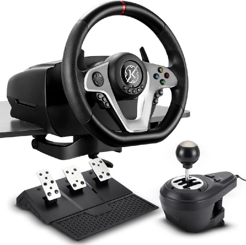 Kit Racing Kalkan G500 ProRacing Force Feedback Volante, Pedais e Câmbio 🛒