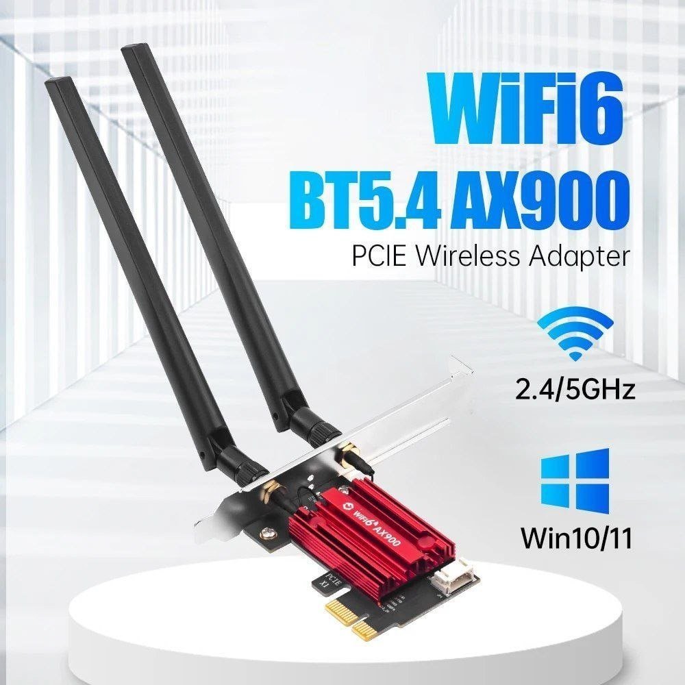 Wifi 6 Fenvi Pciexpress Ax900 + Bluetooth 5.4 🛒