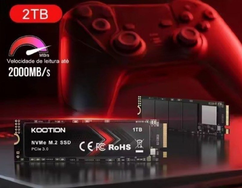 SSD KOOTION 2TB M2 NVME 2000Mb/s Gen3 PCIe 3.0X4 🛒