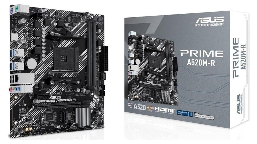 Placa Mãe ASUS PRIME A520M-R DDR4 AM4 🛒
