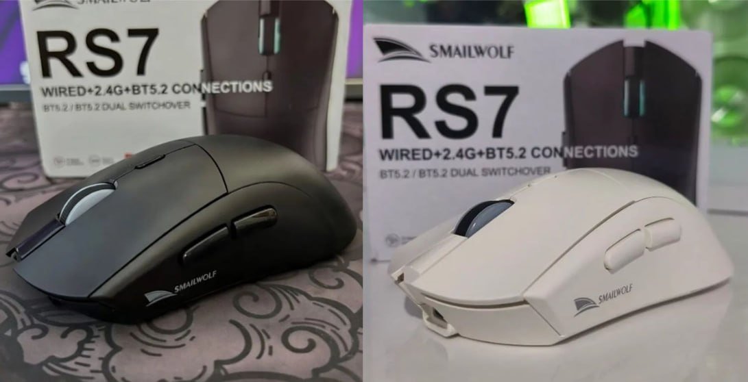 2x Mouse Gamer Sem Fio Smailwolf RS7 🛒