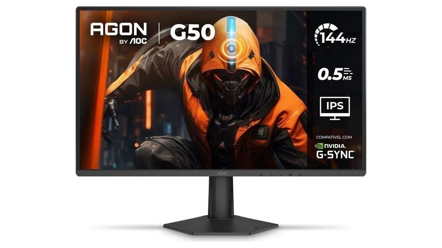 Monitor Gamer AOC AGON G50 24" 144Hz 0,5ms 24G50F Preto 🛒