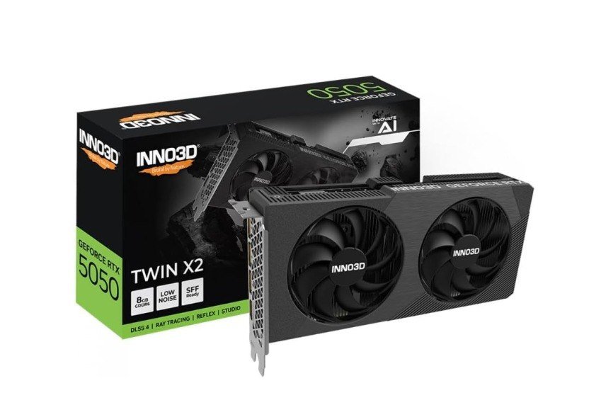 Placa de Vídeo INNO3D GeForce RTX 5050 Twin X2 8GB GDDR6 🛒