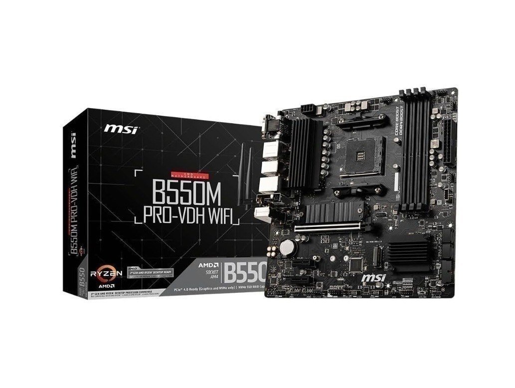 Placa-Mãe MSI B550M PRO-VDH WIFI 🛒