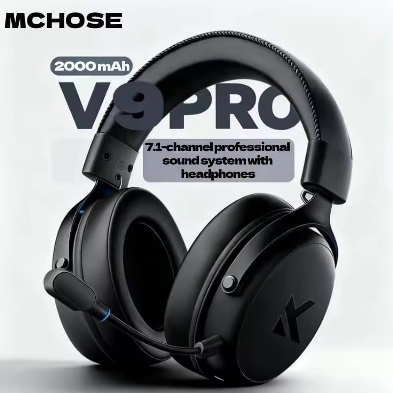 Headset MCHOSE V9 Pro Gaming Headset, Over-Ear Quad-Mode 🎧