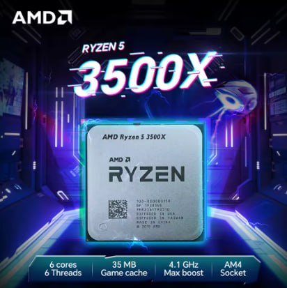Processador AMD Ryzen 5 3500X Am4 🛒