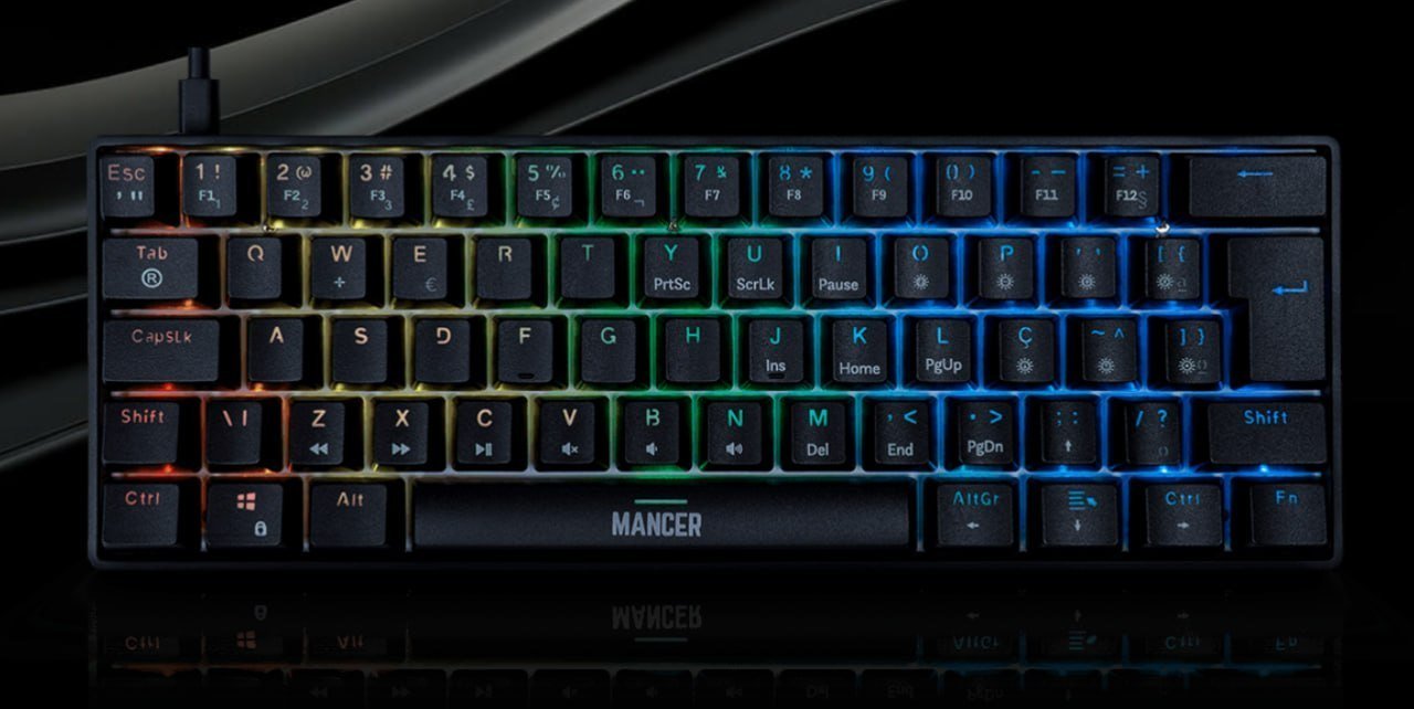 Teclado Magnético Onyx, RGB, Preto, MCR-ONYP-BL01 🛒