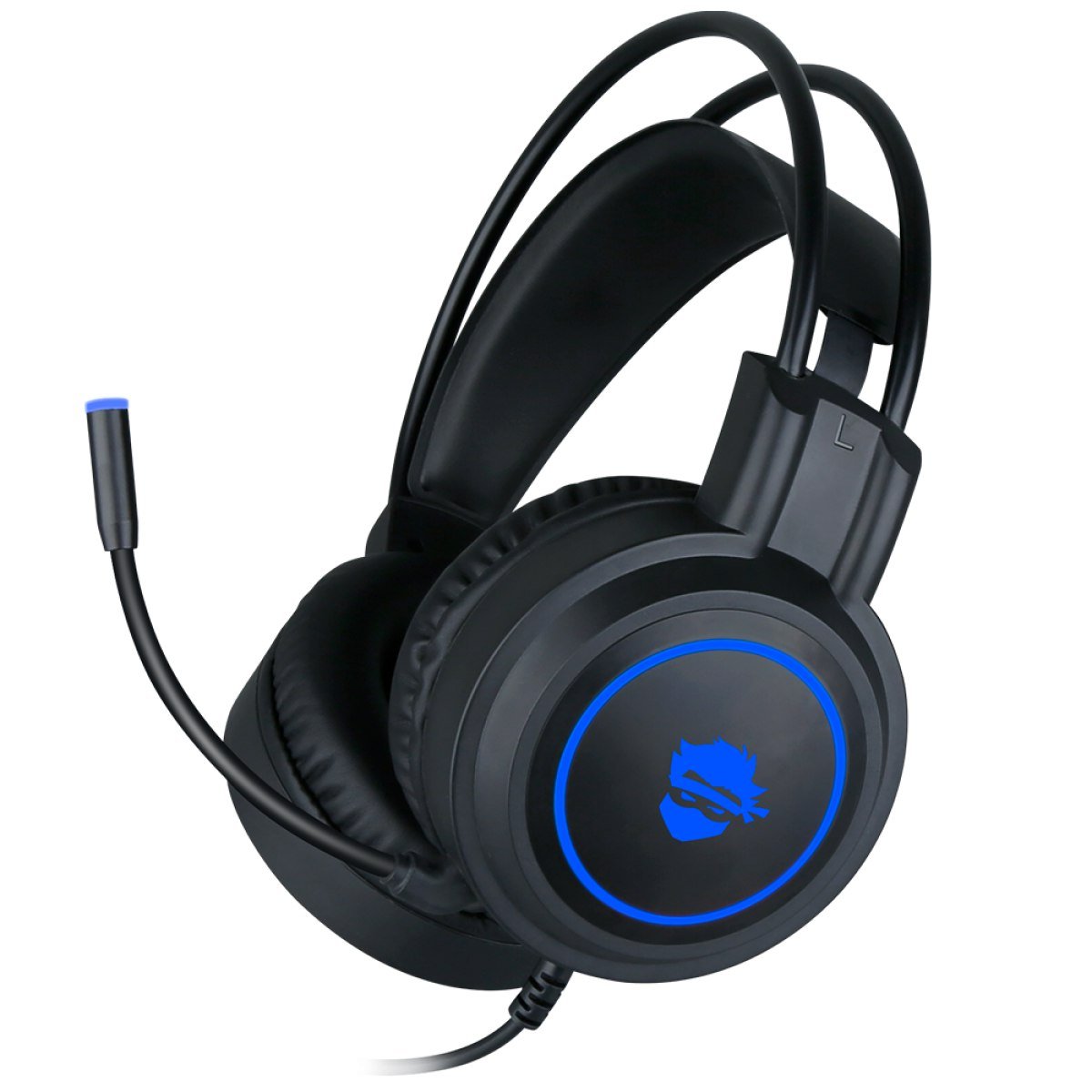 Headset Gamer Ninja Shadow 35Mm Usb Pc Rainbow Drivers 50Mm Black 🎧
