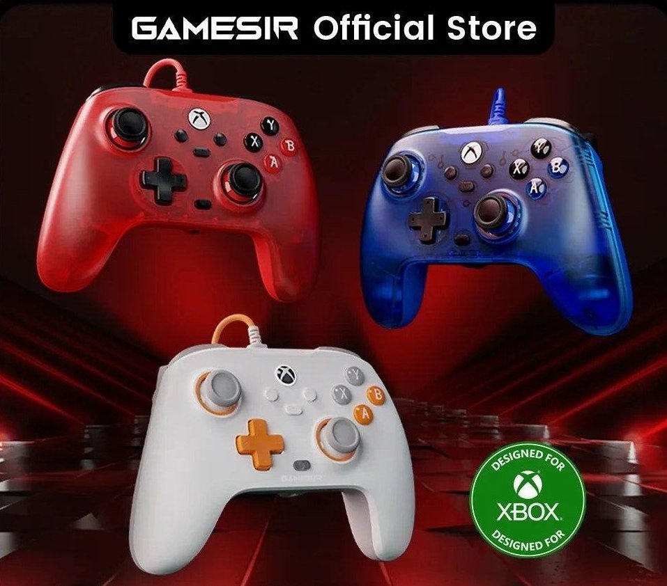 Controle Gamesir T7 com Fio para Xbox One, Series S X, PC, Efeito Hall Anti Drift 🎮
