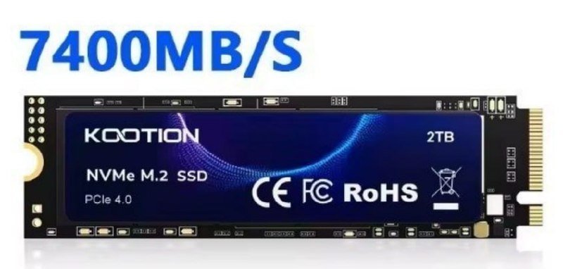 SSD NVME 2TB Kootion X16 Plus 7400MB/s 🛒