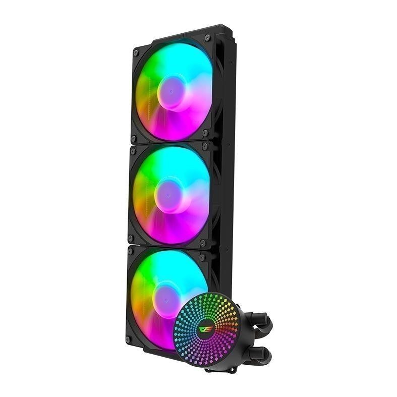 Water Cooler Aigo Darkflash DC360 Radiant, ARGB, 360mm, Preto, DC360BK 🛒