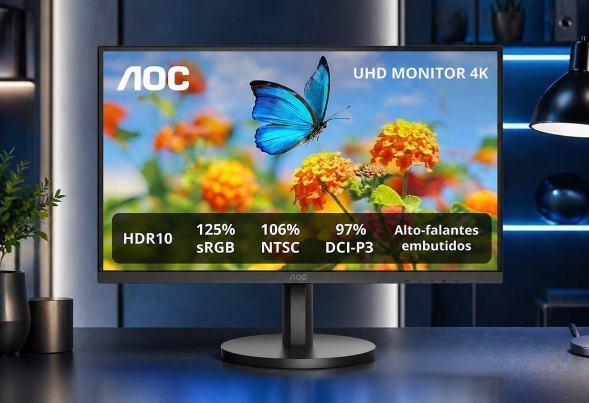 MONITOR AOC 27" 4K IPS 🛒