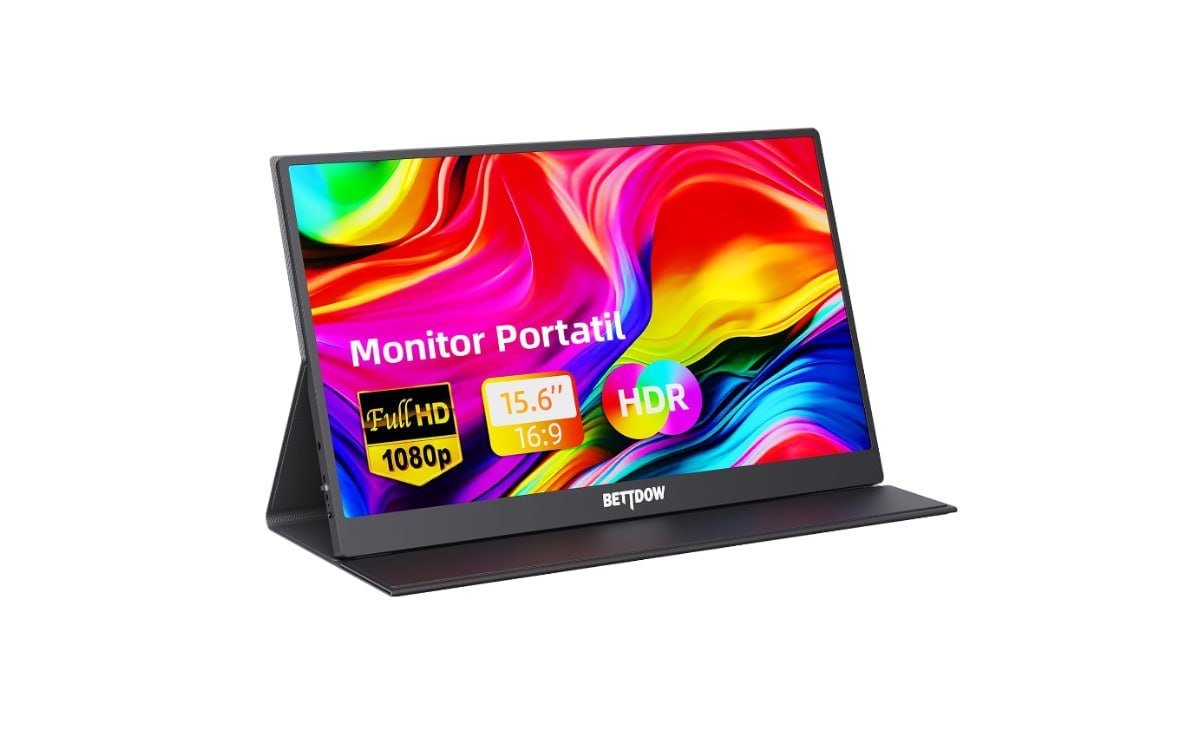 Bettdow Monitor Portátil 15,6" FHD 1080P 🛒