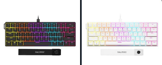 Teclado Mecânico Ajazz X Nacodex NK61 (Switch Red) ⌨️