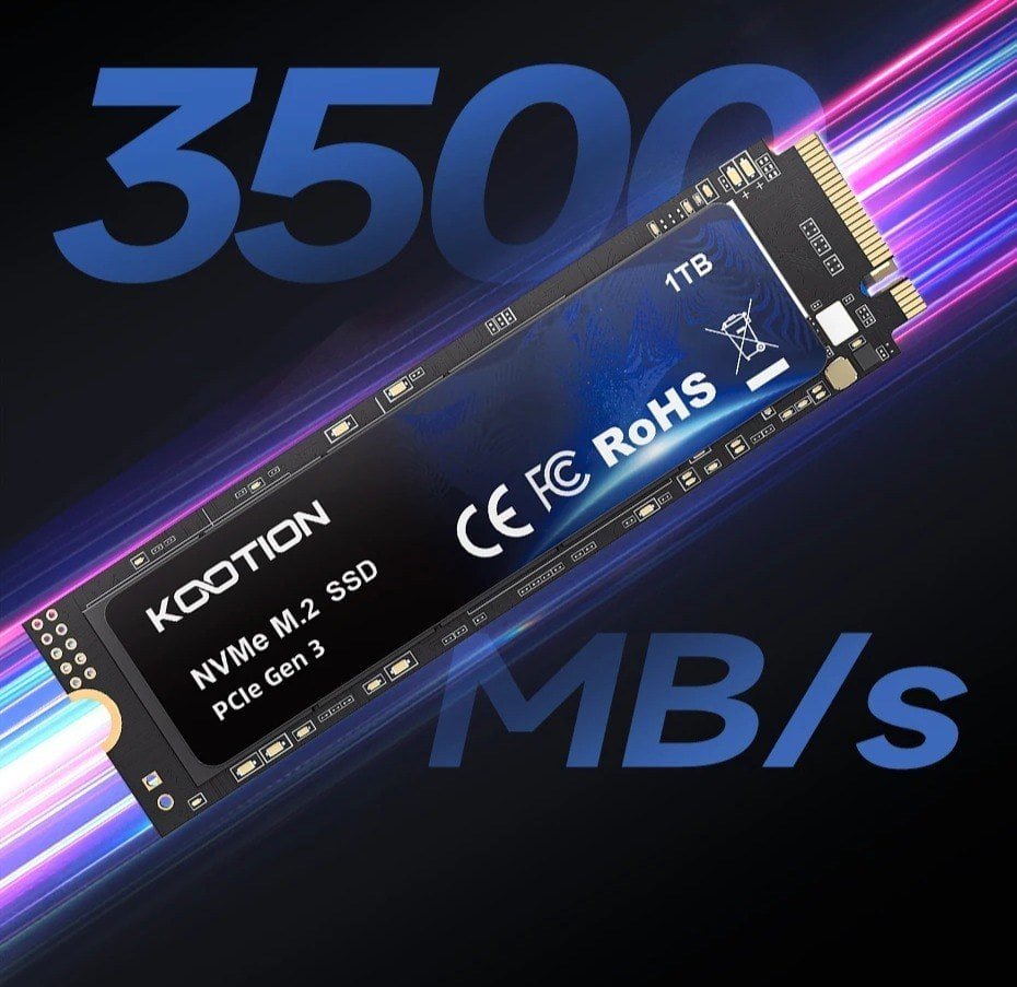 SSD NVMe Kootion (3500MB/s) 🛒