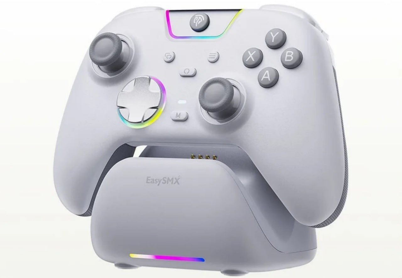 Controle Sem Fio EasySMX X05 Pro RGB + Dock 🛒