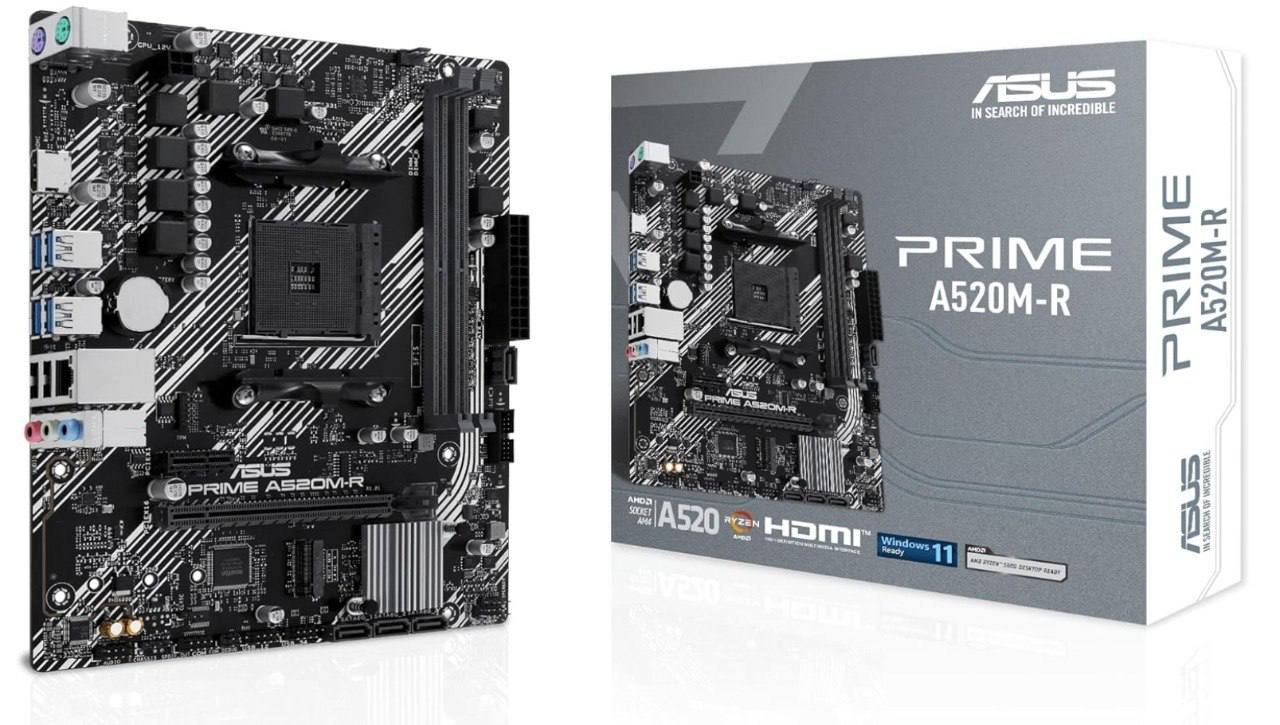 Placa Mãe ASUS Prime A520M-R DDR4 AM4 🛒