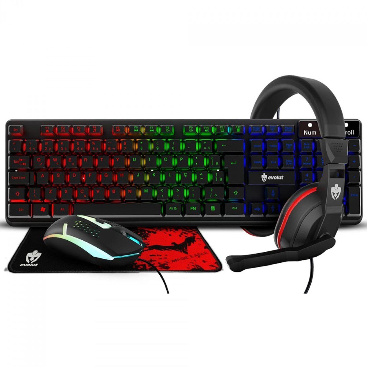 COMBO GAMER EVOLUT STARTER EG 54 4 EM 1 🎮