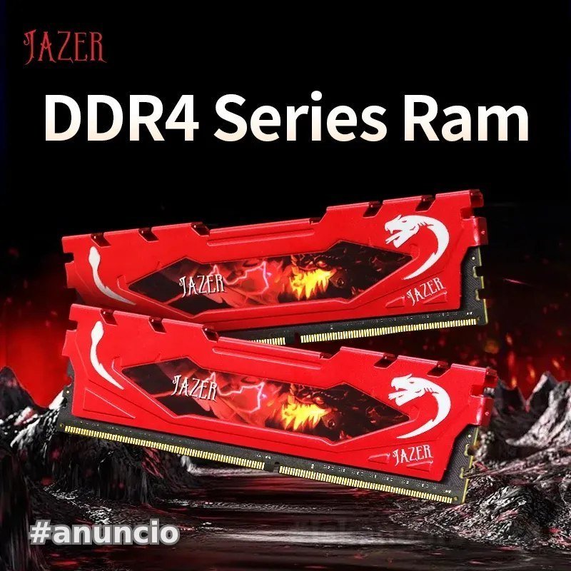 Memória RAM JAZER DDR4 8GB 3200MHz para Desktop 🛒