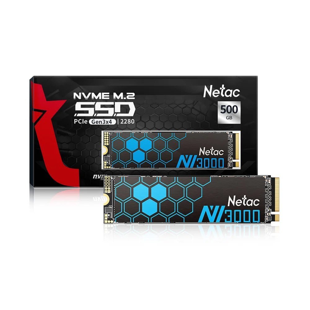SSD NVME Netac 500GB M2 3500mbps 🛒