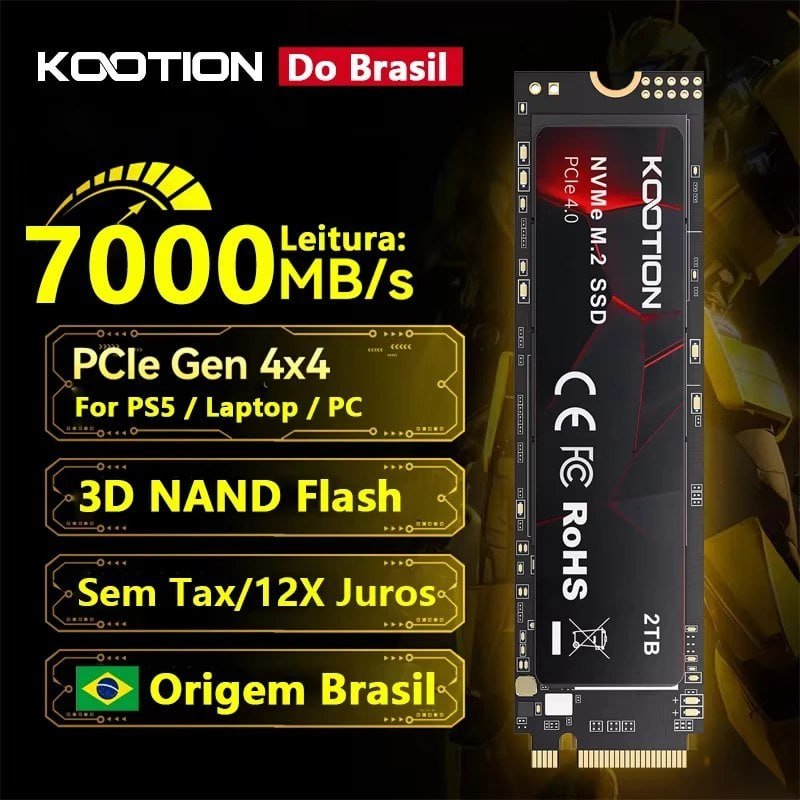 KOOTION SSD Nvme M2 1TB 2TB 4TB Gen4 NMVE 🛒