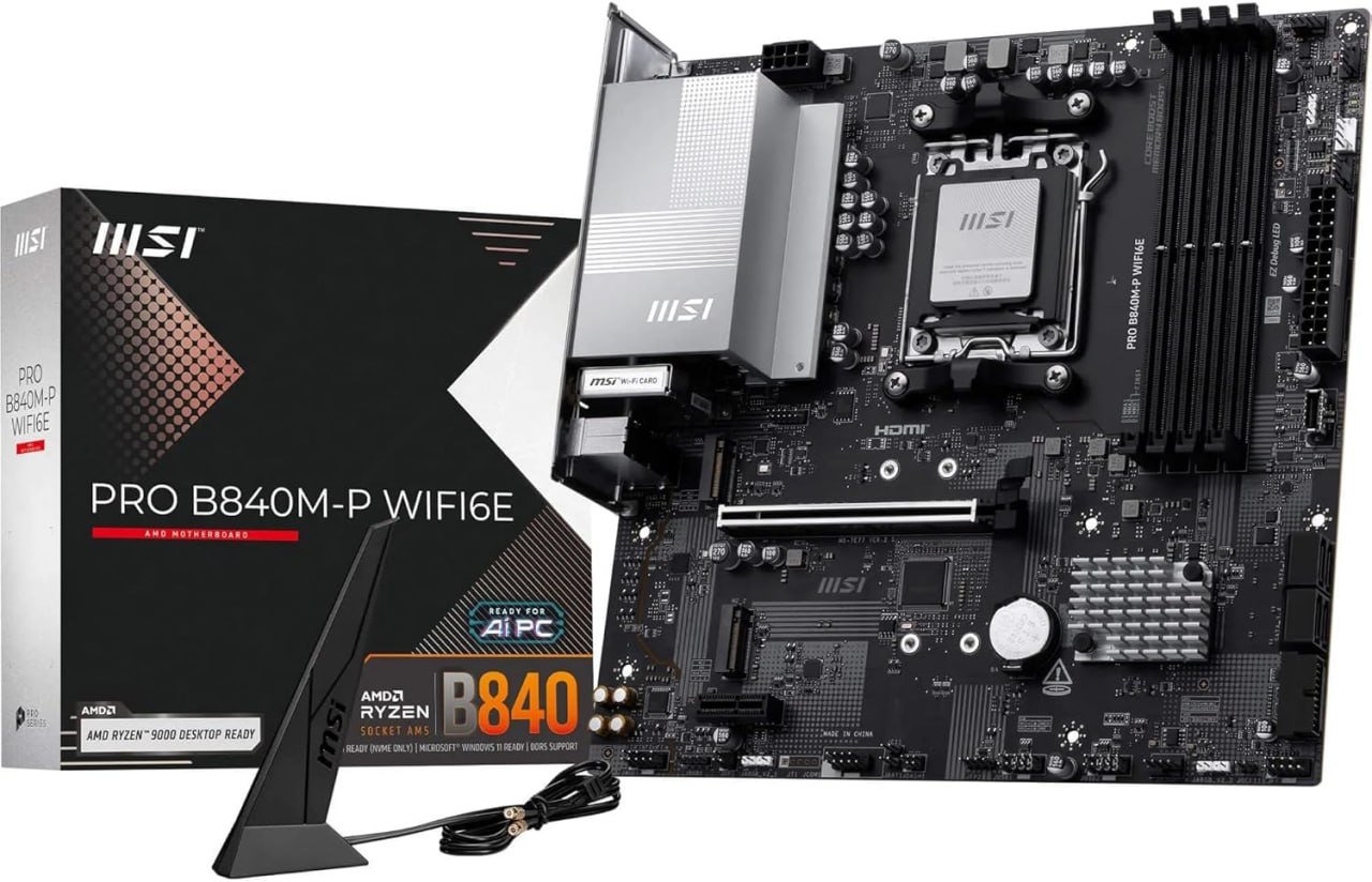 Placa-mãe MSI PRO B840M-P WIFI6E 🛒
