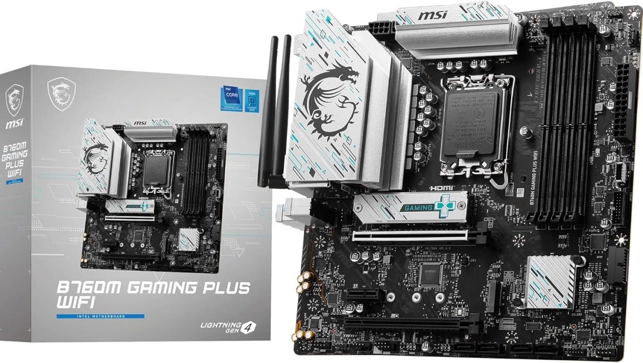 MSI Placa-mãe B760M GAMING PLUS WiFi Intel 🛒