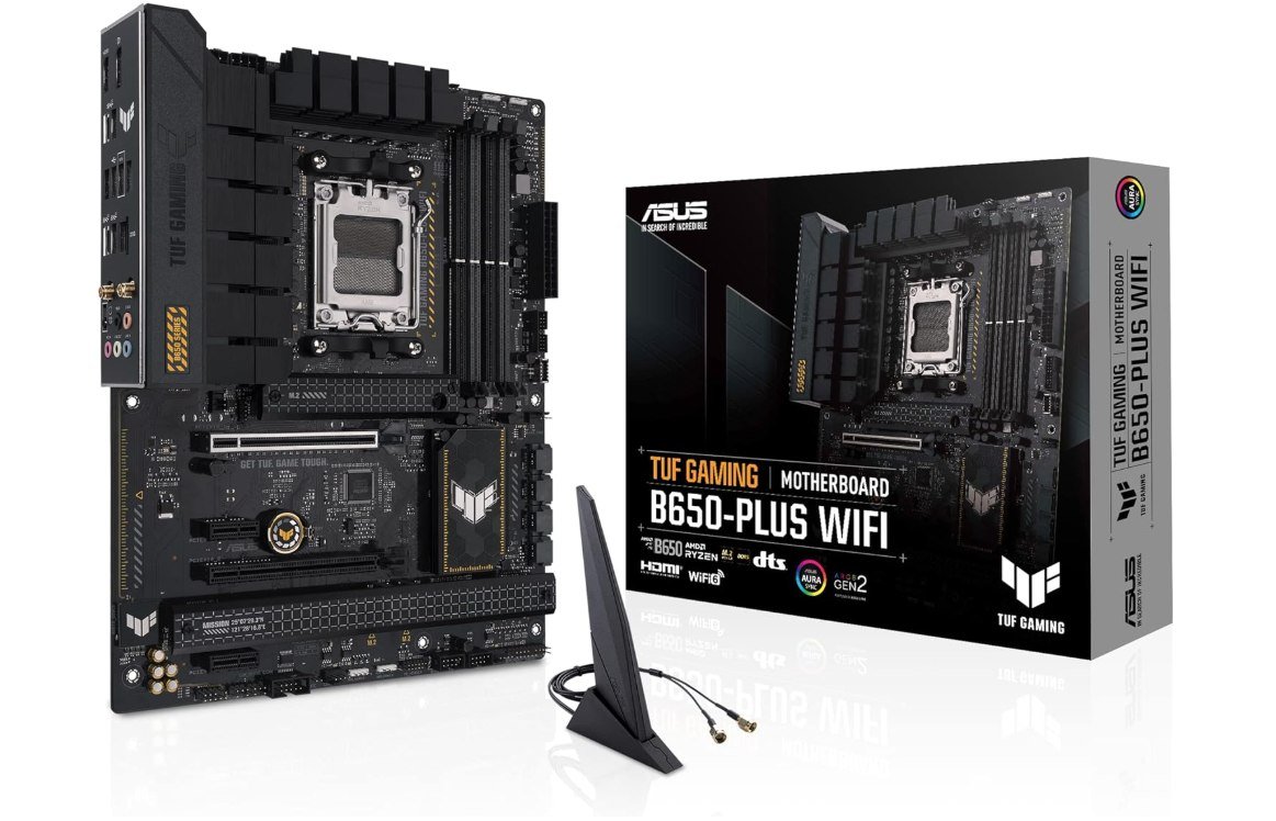 Placa Mãe ASUS TUF GAMING B650M-PLUS WIFI, DDR5 AM5 🛒