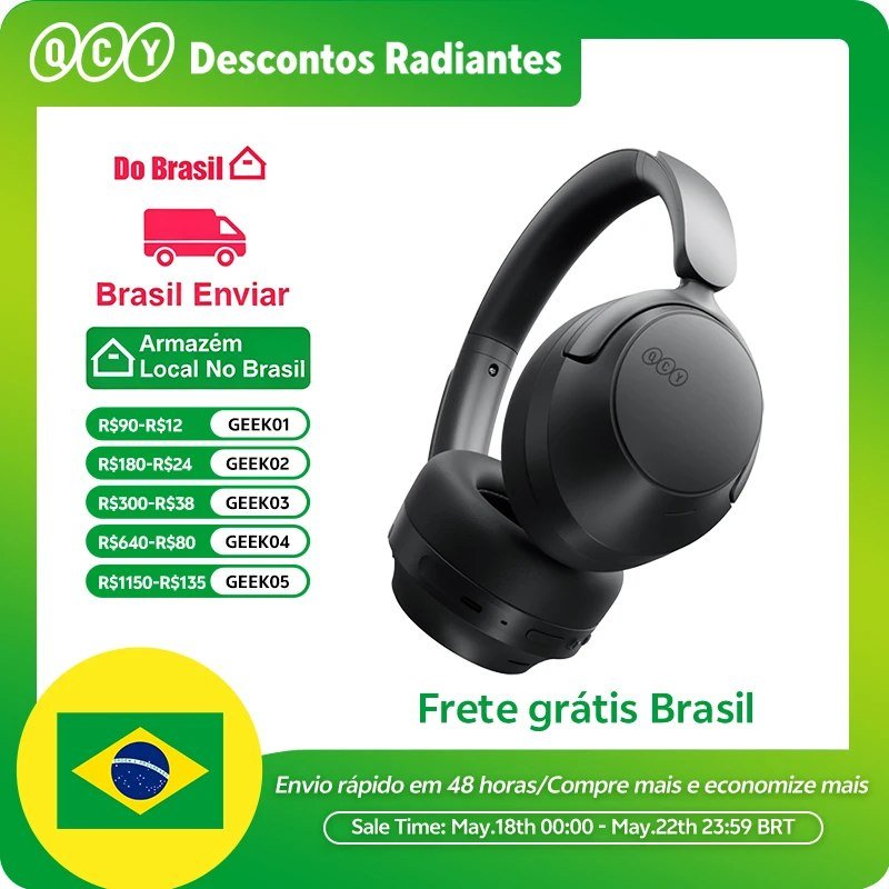 Headphone QCY H3S atualizado 🎧