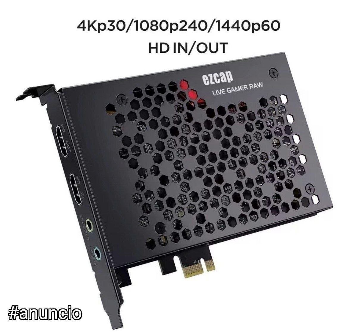 Placa de captura PCI-E Ezcap 324b 🛒