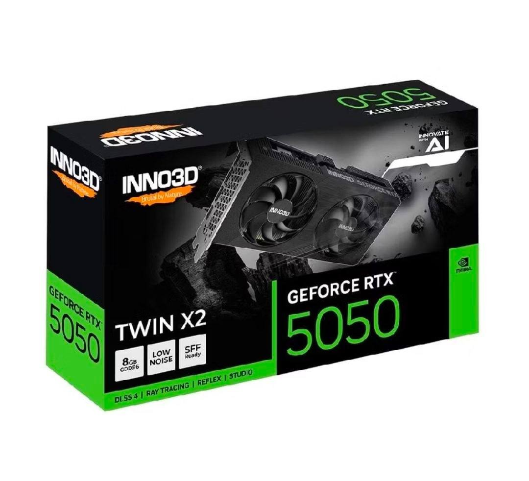 Placa de Vídeo Gpu Inno3d Geforce Rtx 5050 Twin X2 8gb 128bits Gddr6 🛒