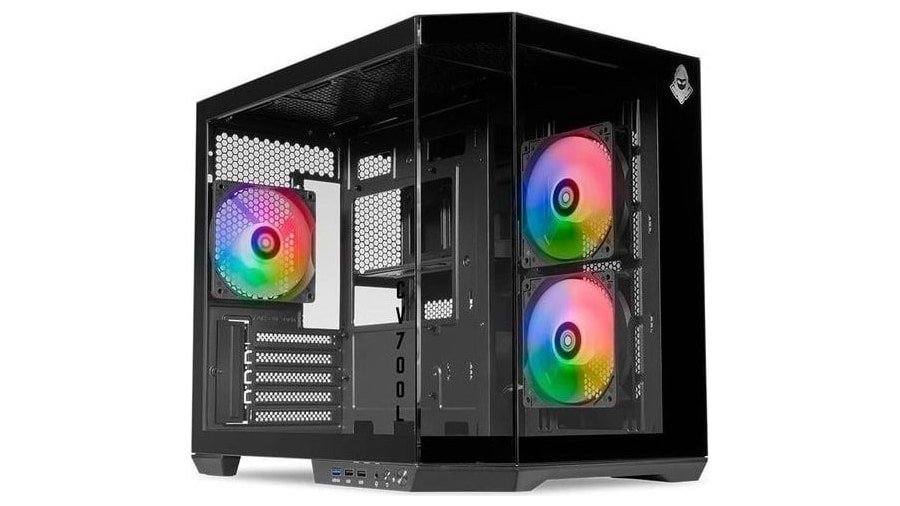 Gabinete Gamer Mancer CV700L, Mid Tower, Lateral De Vidro, 3 Fans ARGB 🛒