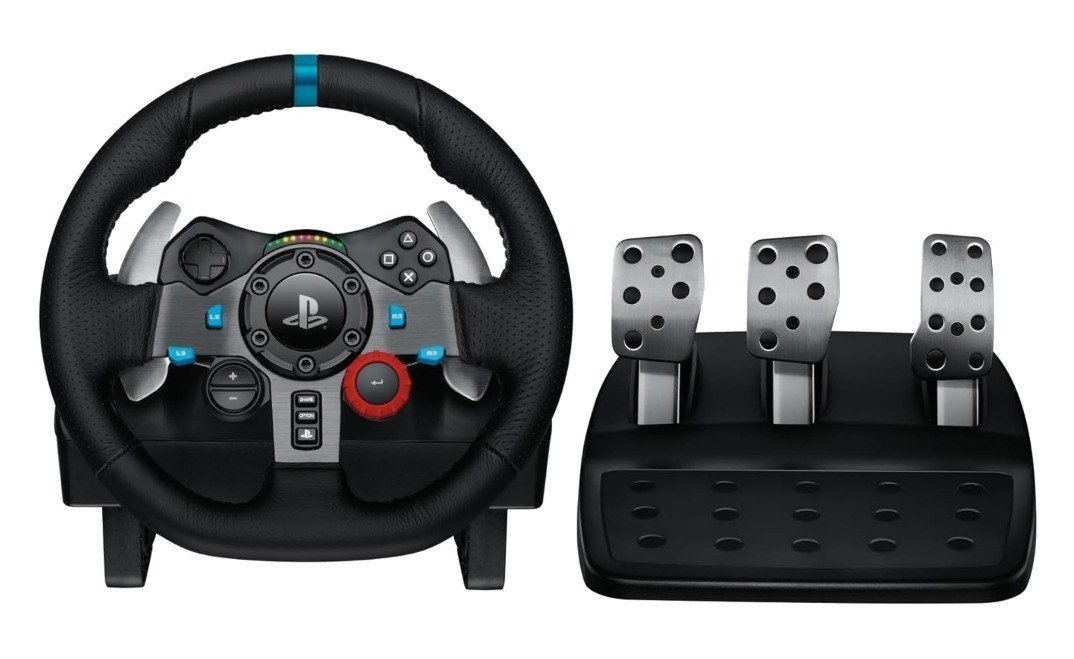 Volante e Pedais Logitech G29 Driving Force com Force Feedback para PS5, PS4, PS3 e PC 🛒