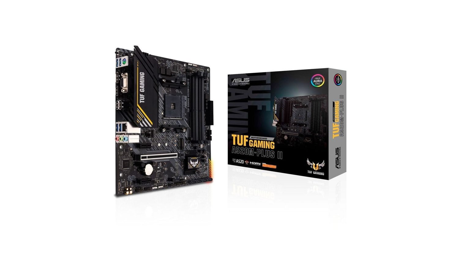 Placa Mãe Asus A520M TUF Gaming Plus II, AM4, DDR4 🛒