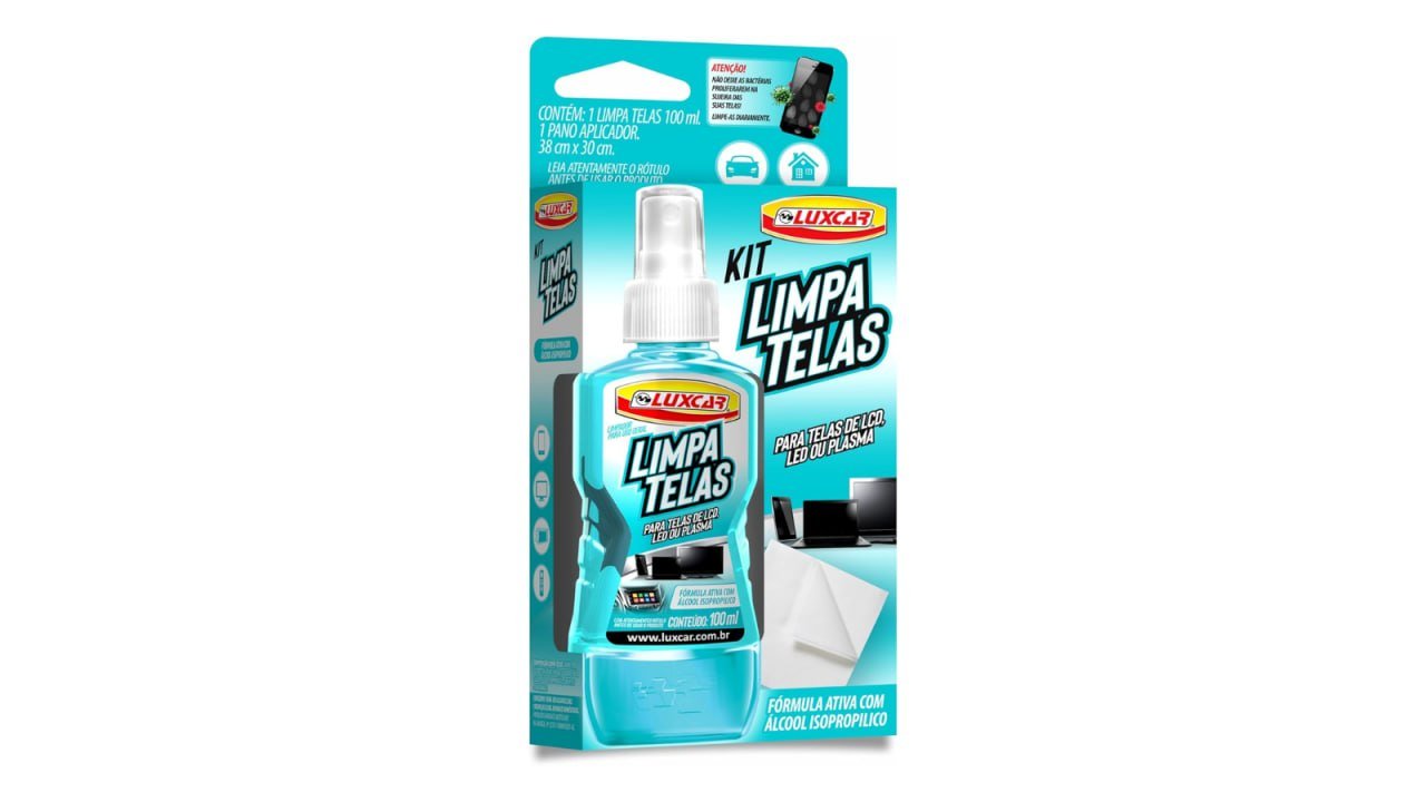 Kit Limpa Telas 120 ml + Pano Aplicador Luxcar 🛒
