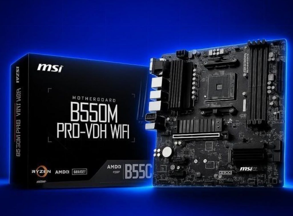 Placa-Mãe Msi B550m PRO-VDH Wifi AM4 mATX 🛒