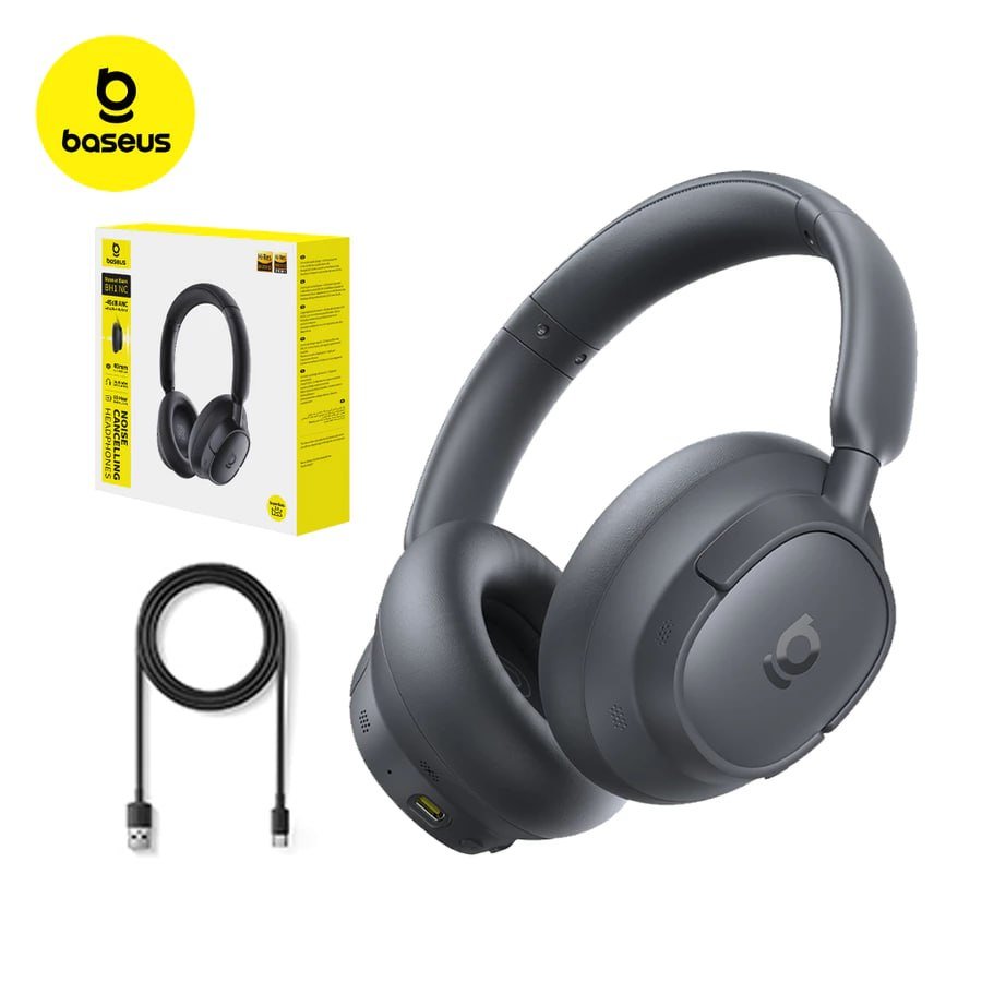 Headphone Baseus BH1 NC Sem Fio Bluetooth 6.0 ANC 🎧