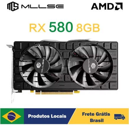 Placa de Vídeo RX 580 8GB 🛒
